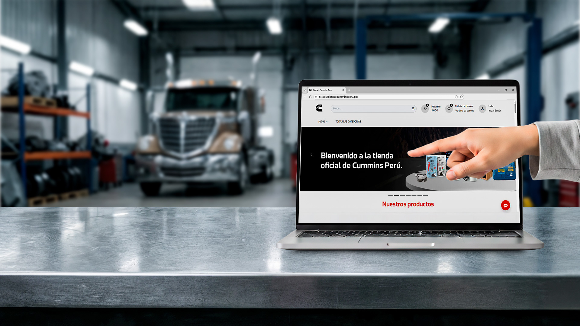 Tienda online de Cummins Perú con repuestos originales, filtros y lubricantes