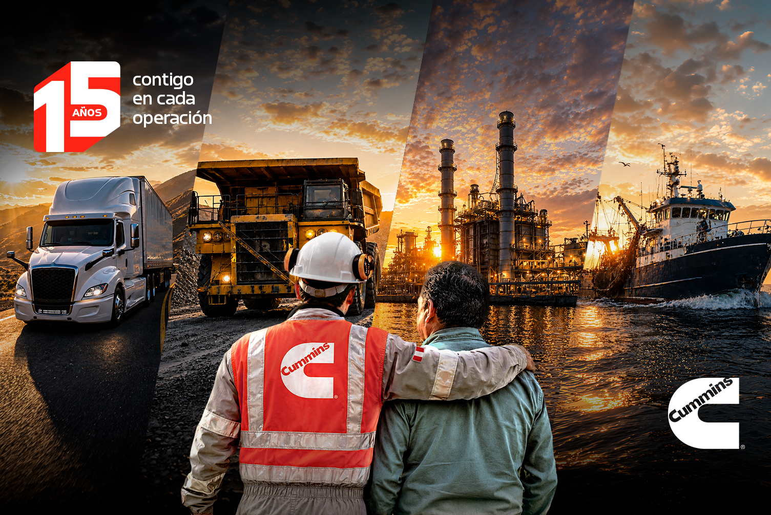 Cummins Perú cumple 15 años consolidando su liderazgo en motores, energía y servicios especializados, proyectando ventas por US$240 millones en 2026.