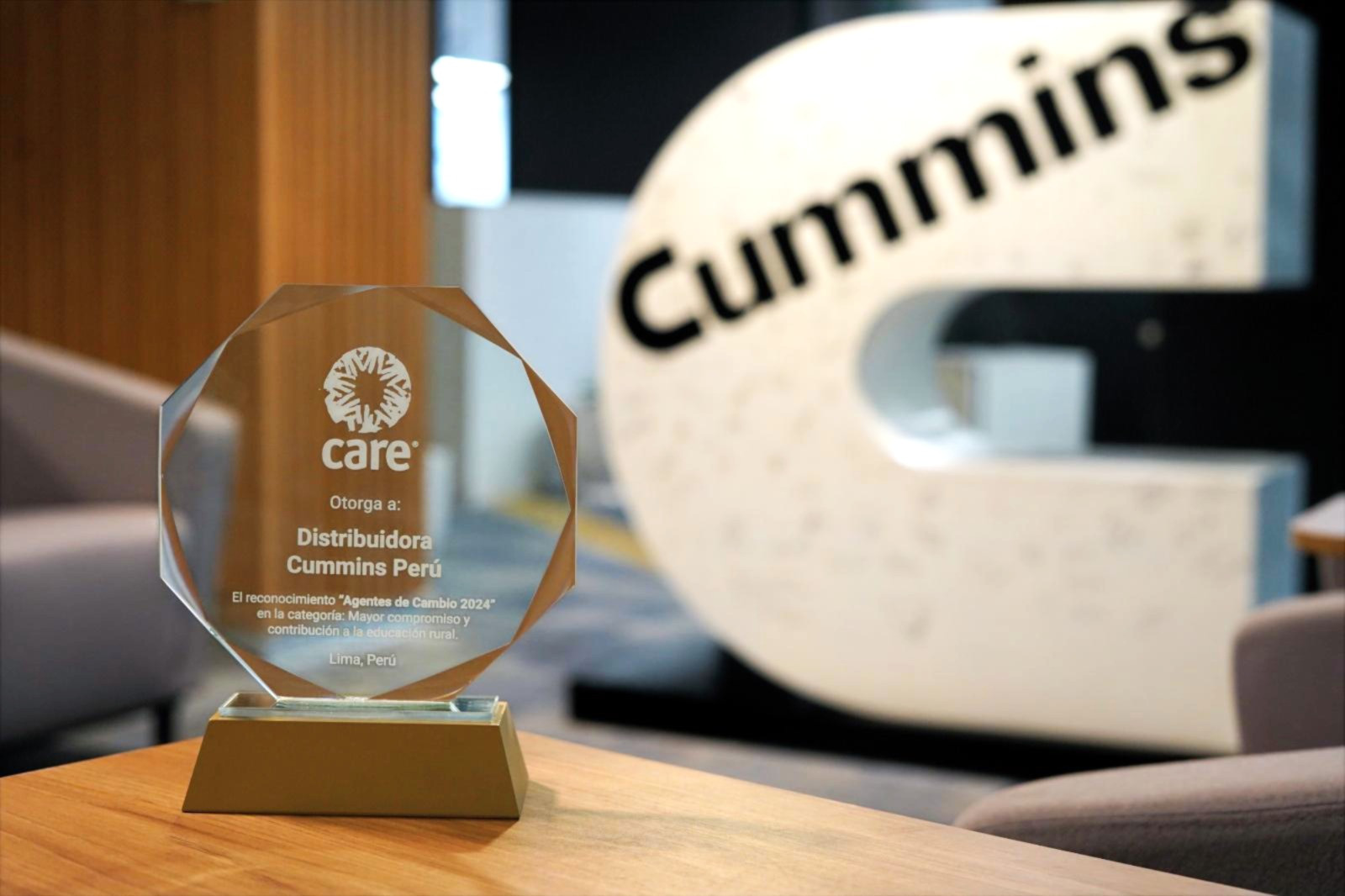 reconocimiento de care peru a cummins peru